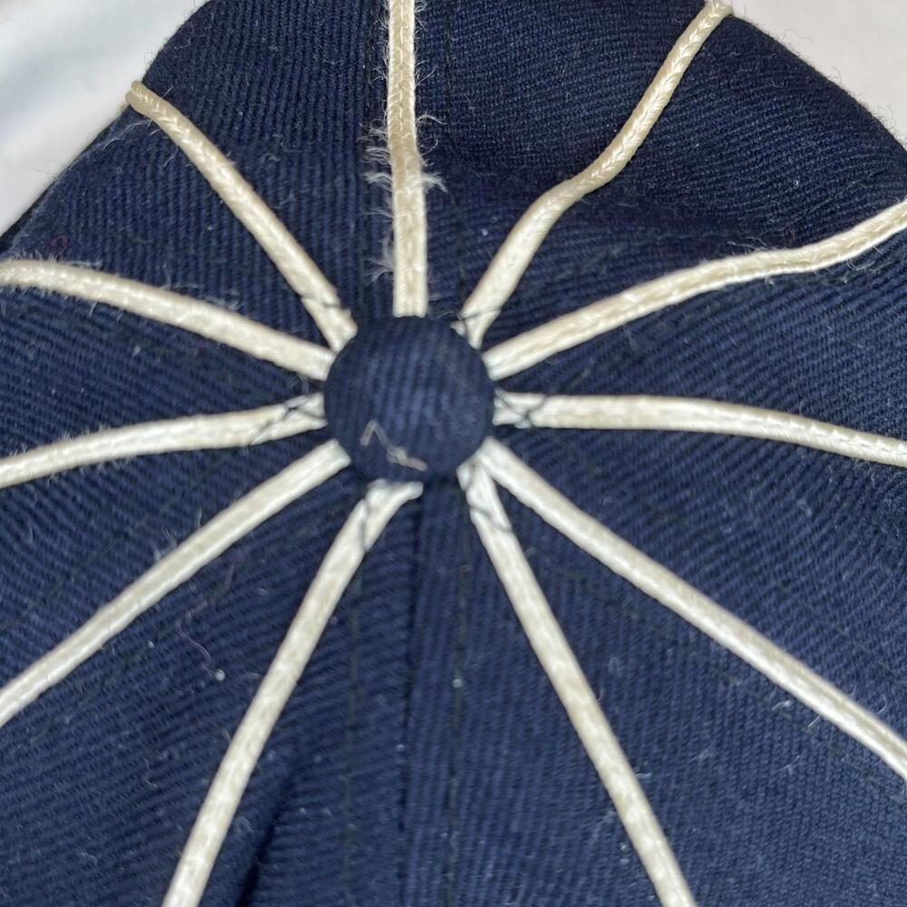 American Needle MLB Wool New York Yankees Pin Stripe Fitted Hat 7 1/2 ~ Vintage - Picture 4 of 6